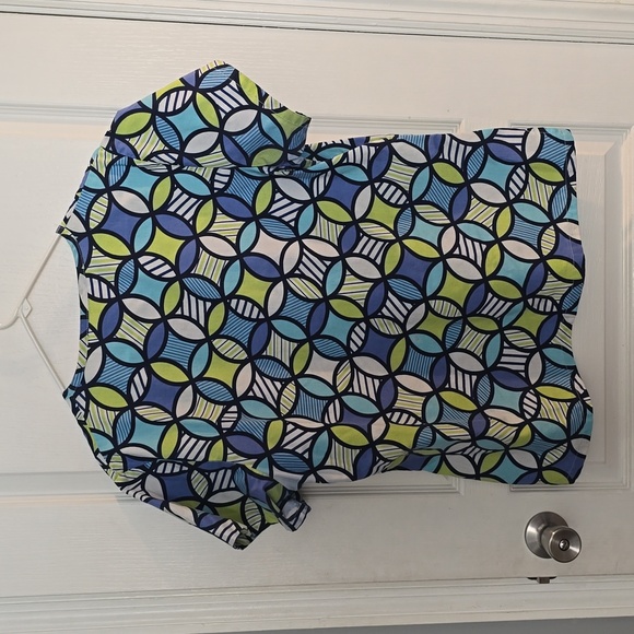 Bonita Scrub Women's Large Short Sleeve Scrub Top Shirt - Picture 3 of 3